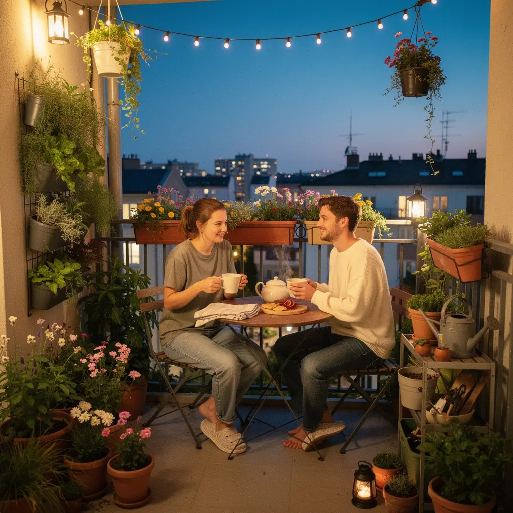 Jasny korytarz z wbudowanymi półkami i stylowymi lampami.